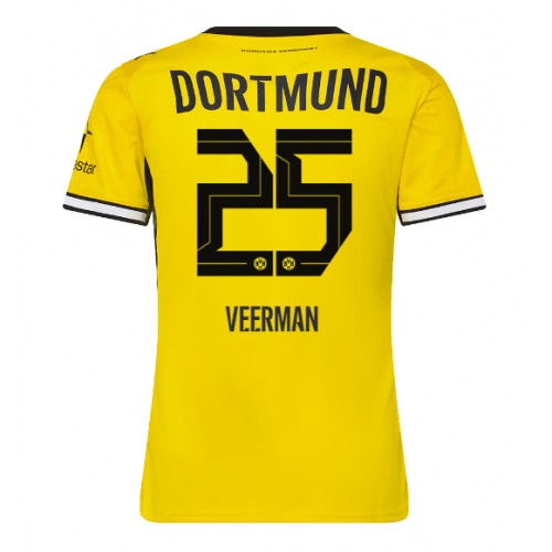 Fotbalové Dres Borussia Dortmund Joey Veerman #25 Dámské Domácí 2026-27 Krátký Rukáv